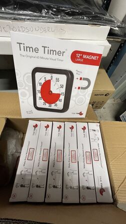 2 Ks. Time Timer 8" & 12" + Parti Underlag