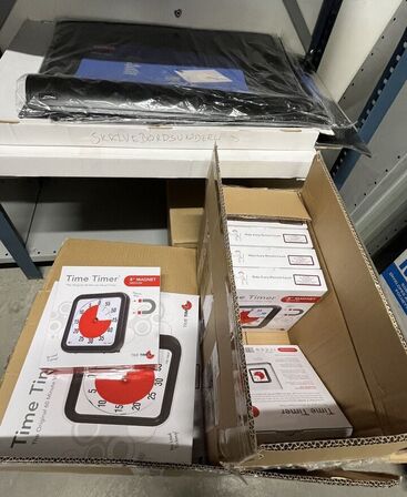 2 Ks. Time Timer 8" & 12" + Parti Underlag
