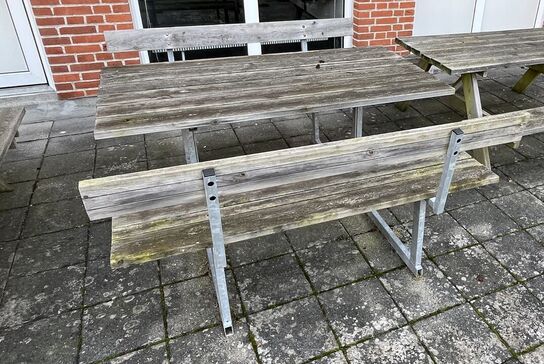 Bord Bænkesæt  Metalstel Model 2