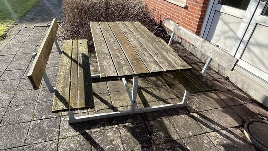 Bord Bænkesæt  Metalstel Model 2