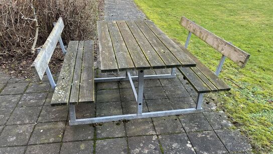 Bord Bænkesæt  Metalstel Model 2