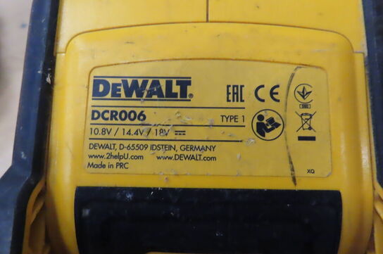 3 stk. Akku værktøj samt arbejdslampe DEWALT