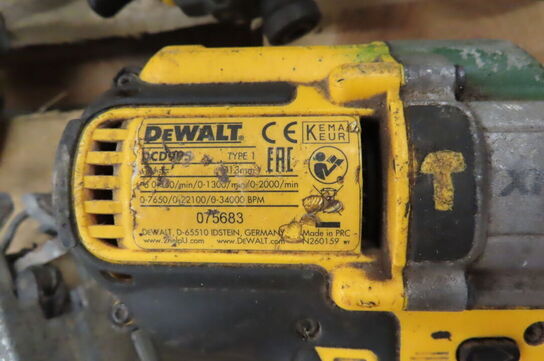 4 stk. Akku.værktøj DWALT