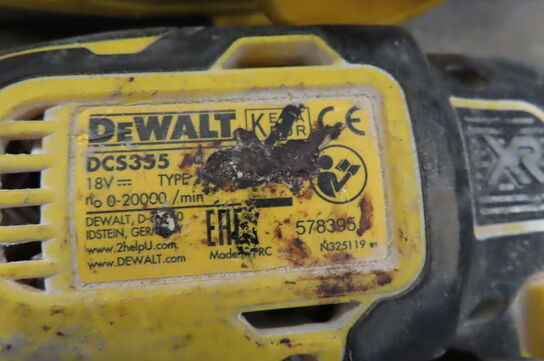 4 stk. Akku-værktøj DEWALT