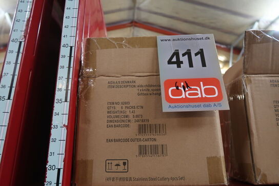 6 pk. Aida Atelier børnebestik 4 dele