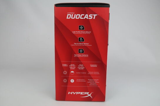 HyperX DuoCast - RGB USB Mikrofon Black