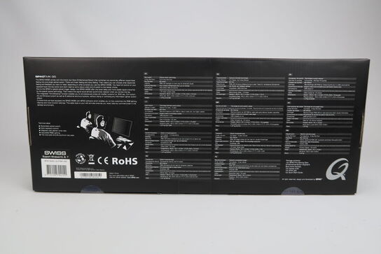 5 stk. QPAD MK95 Pro Gaming Mechanical Switchable Keyboard - Engelsk layout