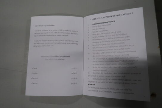 Soundbar/Lydmøbel LEMUS Piano V2 - Polar White