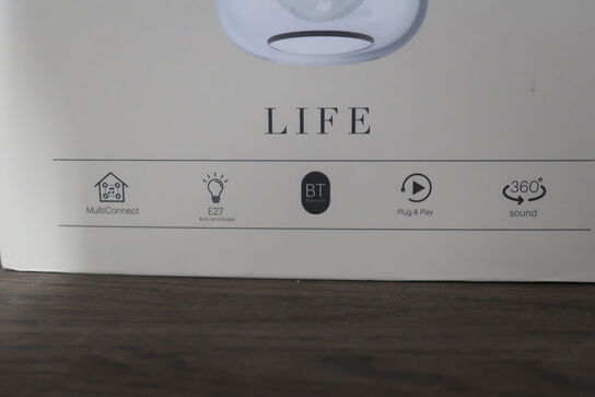 Pendel/bordlampe med indbygget højttaler LEMUS Life Beige