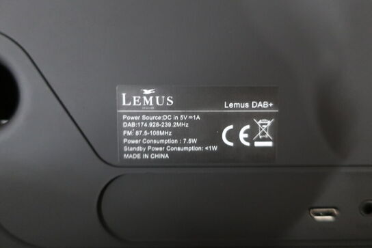 DAB radio LEMUS DAB+ 2.0