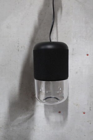 Pendel/bordlampe med indbygget højttaler LEMUS Life Black