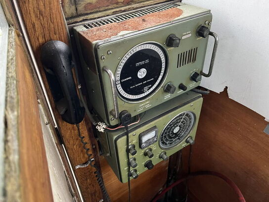 35 fod tidl. fiskefartøj/lystfartøj, ep på eg, 1965, mahogni styrehus