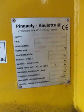 Teleskop bomlift, HAULOTTE H16 TPX