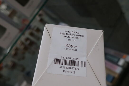 2 stk. LED Lys ESTER & ERIK