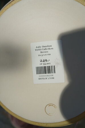 2 stk. Skåle & 2 stk. Tallerkener JULIE DAMHUS ODA & TOTO