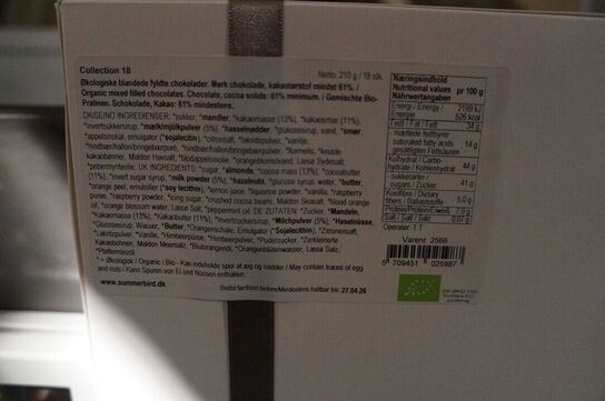 2 Æsker chokolade SUMMERBIRD