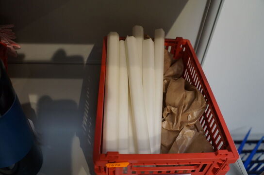 Diverse interiør på hylde