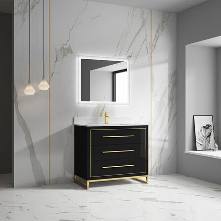 Baderumsmøbel, Colombia, Black, 100