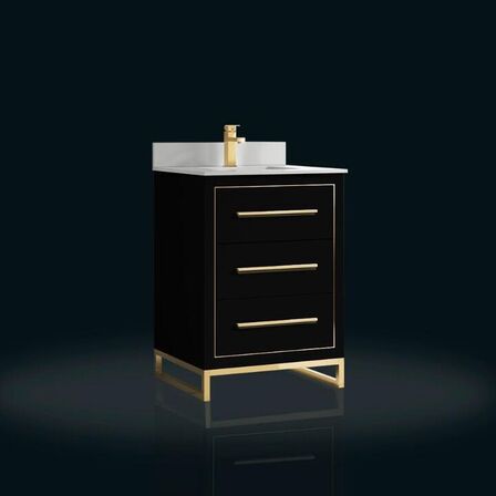 Baderumsmøbel, Colombia, Black, 60