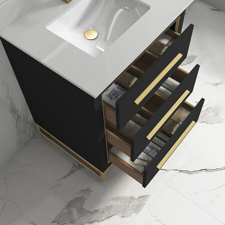 Baderumsmøbel, Colombia, Black, 60