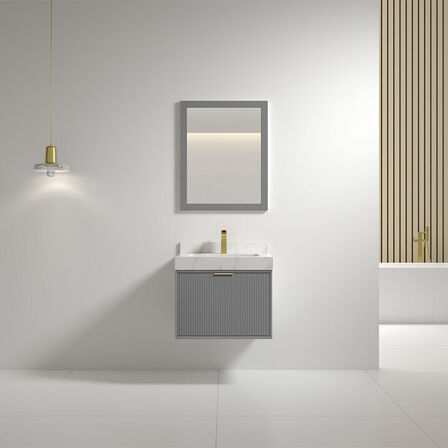 Baderumsmøbel, Auburn, Grey, 60