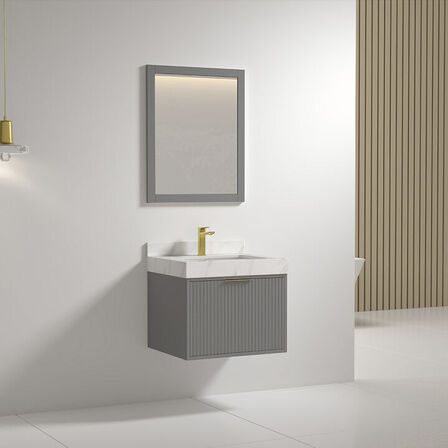 Baderumsmøbel, Auburn, Grey, 60