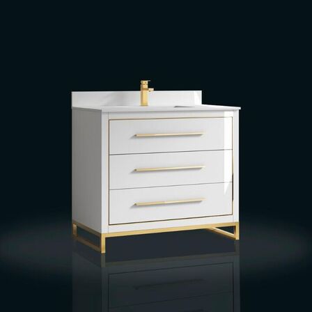 Baderumsmøbel, Colombia, White, 100