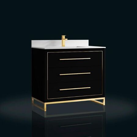 Baderumsmøbel, Colombia, Black, 100