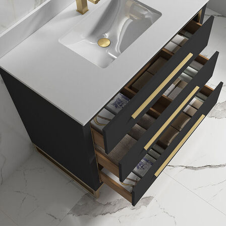 Baderumsmøbel, Colombia, Black, 100