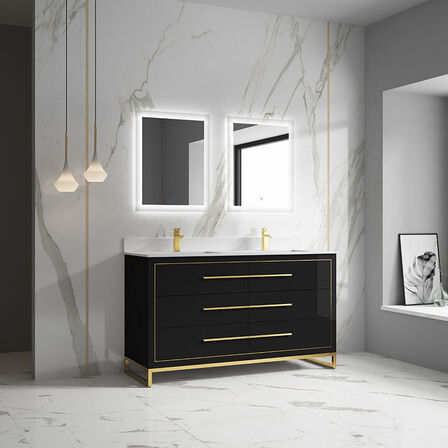 Baderumsmøbel, Colombia, Black, 150