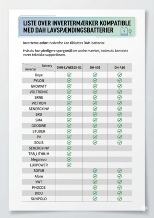 5 kwh Batterier til hjemmet eller virksomheden