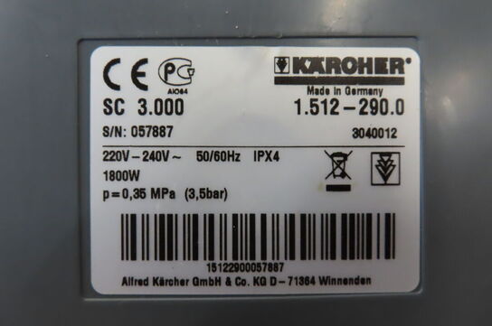 Damprenser KÄRCHER SC 3.000