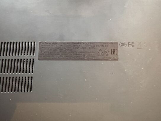 Bærbar computer LENOVO X1 Carbon 5th Gen.