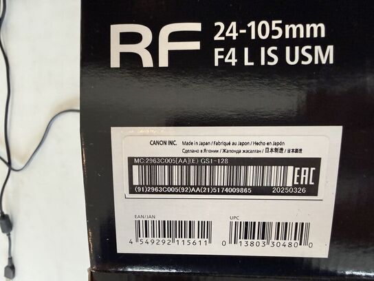 Kameralinse CANON RF 24-105mm F4 L IS USM