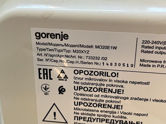 Microbølge Ovn GORENJE