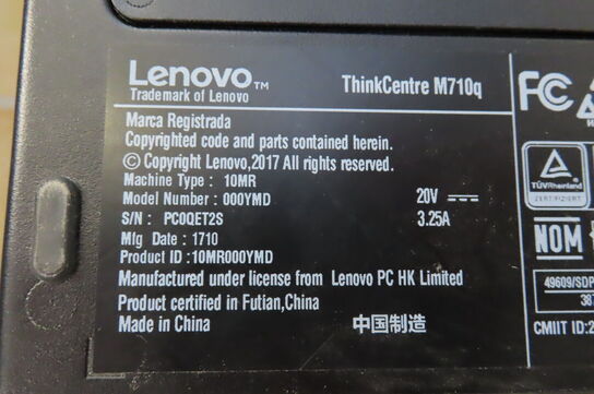 Computer LENOVO THINKCENTRE M710q