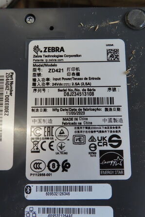 Labelprinter ZEBRA ZD 421