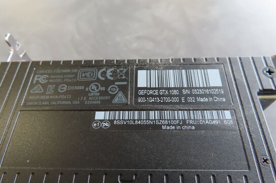 Grafikkort GEFORCE GTX 1080