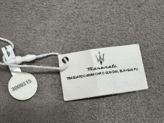 Armbåndsur  MASERATI TRAGURADO 45 MM CHR D GUN DIAL BLK+GUN PU