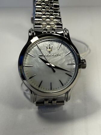 Armbåndsur  MASERATI EPOCA 34 MM WHITE MOP DIAL BR SS
