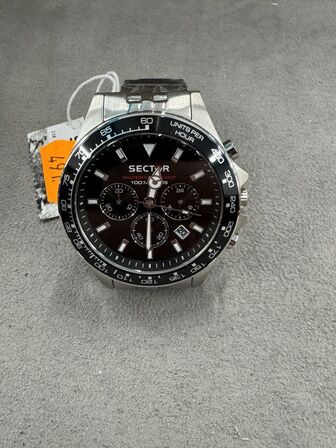Armbåndsur SECTOR 230 43 MM CHR BLACK DIAL BRACELET SS 