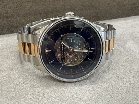 Armbåndsur  MASERATI TRADIZIONE 45 MM AUTO BLUE DIAL BR SS+RG