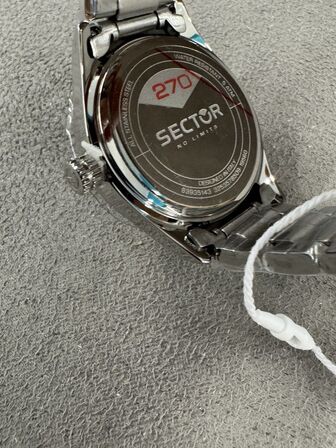Armbåndsur SECTOR 270 30 MM 3H W/SILVER DIAL BR SS
