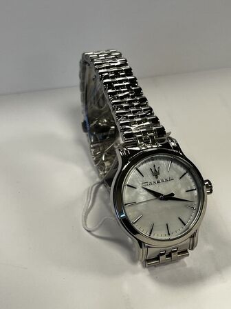 Armbåndsur  MASERATI EPOCA 34 MM WHITE MOP DIAL BR SS