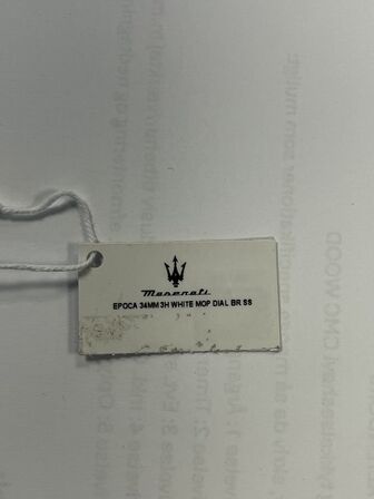 Armbåndsur  MASERATI EPOCA 34 MM WHITE MOP DIAL BR SS