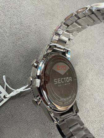 Armbåndsur SECTOR 270 45 MM CHR BLACK DIAL BR SS