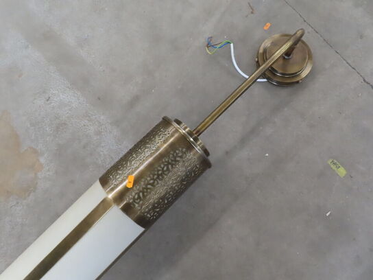 Stor Marokkamsk Væglampe i messing