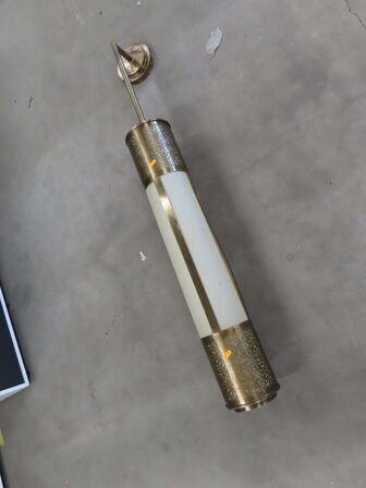 Stor Marokkamsk Væglampe i messing