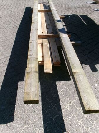 10,8 m tømmer 80x155 mm