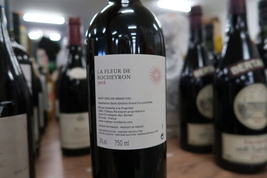 1 fl. Rødvin LA FLEUR DE ROCHEYRON SAINT ÉMILION GRAND CRU 2016